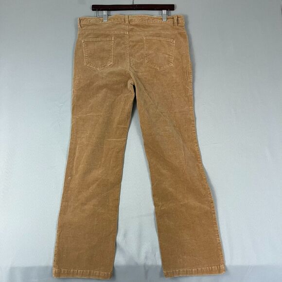 Jones New York Stretch Corduroy Pants Womens 14 Mocha Mousse Brown Normcore - Picture 3 of 6